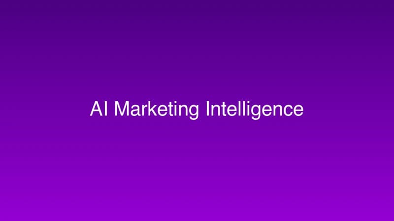 AI Marketing Intelligence Guide